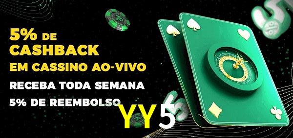 Promoções do cassino ao Vivo YY5